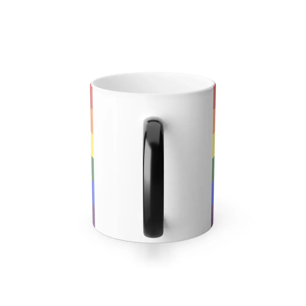 Gay Pride Pride Flag - Color Changing Mug 11oz - Go Mug Yourself