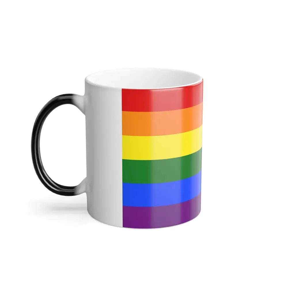 Gay Pride Pride Flag - Color Changing Mug 11oz - Go Mug Yourself
