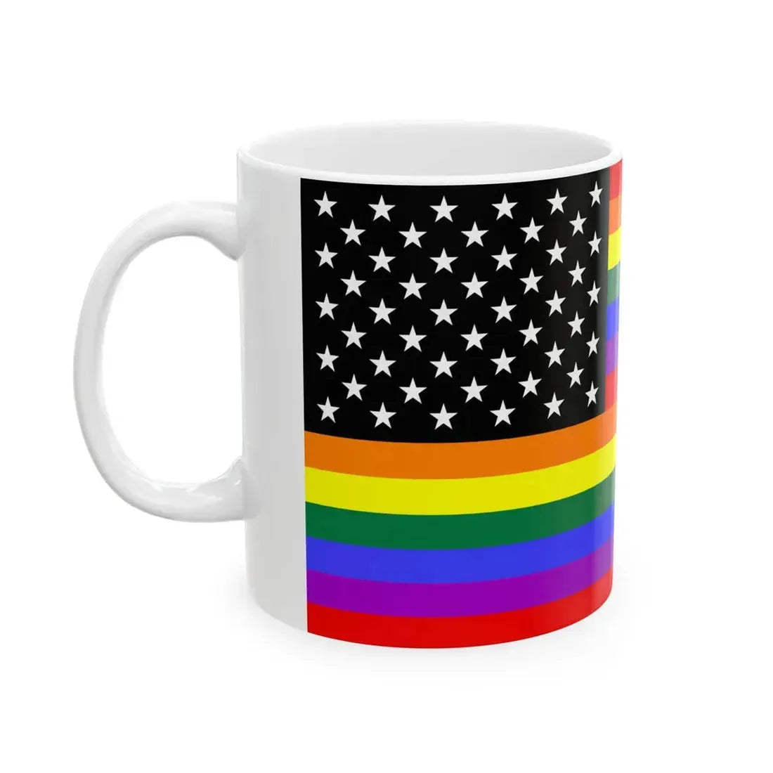 GayAmerica (United States) White Coffee Mug - Go Mug Yourself