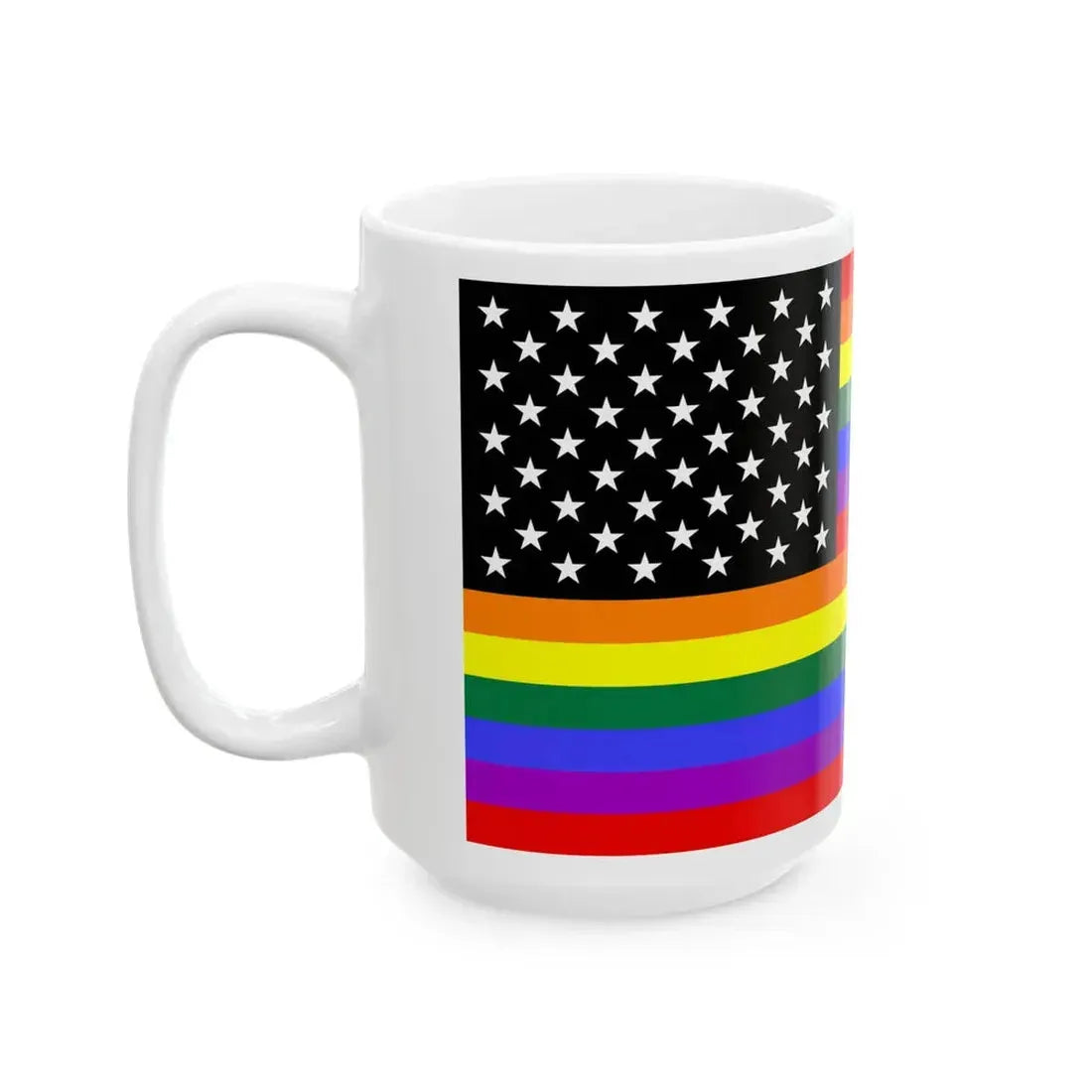 GayAmerica (United States) White Coffee Mug - Go Mug Yourself