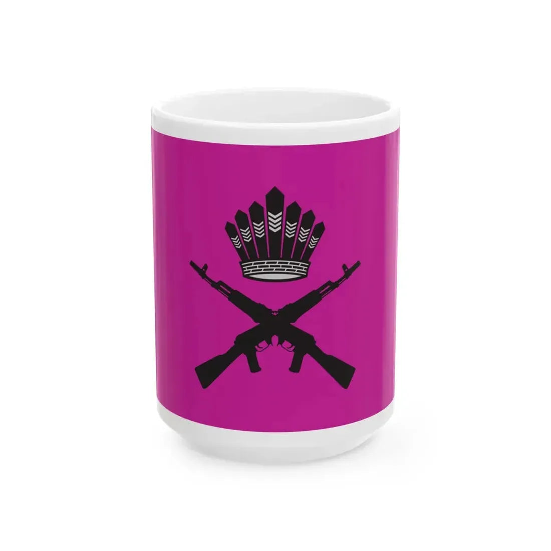 GDF 1st Infantry Battalion Group (Guyana) White Coffee Mug 15oz - Go Mug Yourself