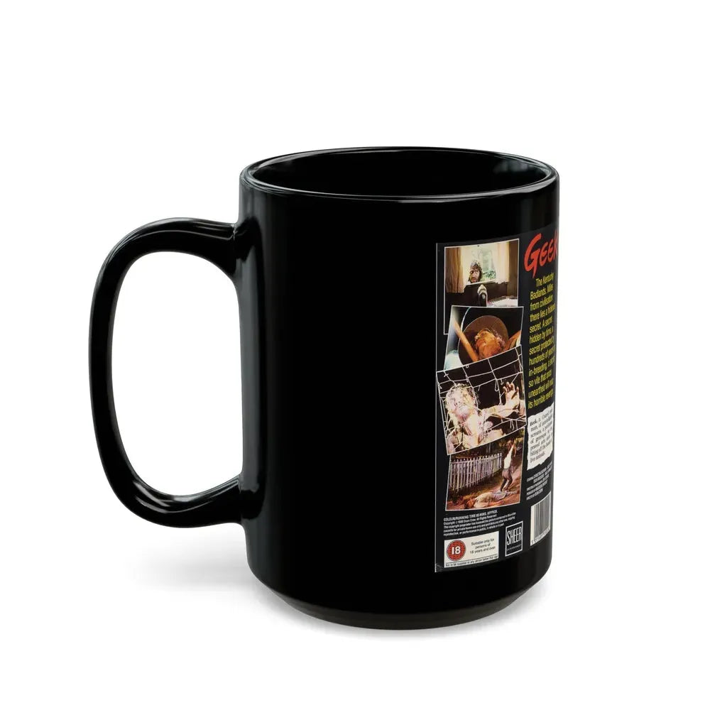 GEEK (VHS COVER) - Black Coffee Mug - Go Mug Yourself