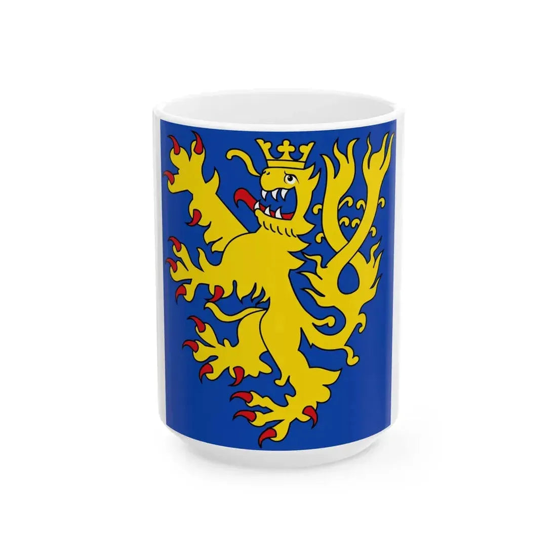 Gelre banier Wapenboek Bellenville (Netherlands) White Coffee Mug 15oz - Go Mug Yourself