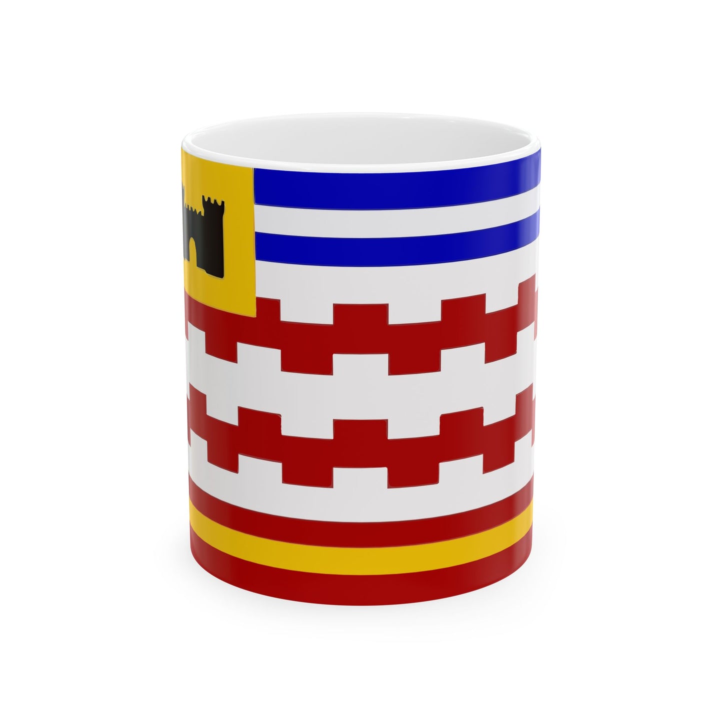 Gemeentevlag West Betuwe (Netherlands) White Coffee Mug-11oz-Go Mug Yourself