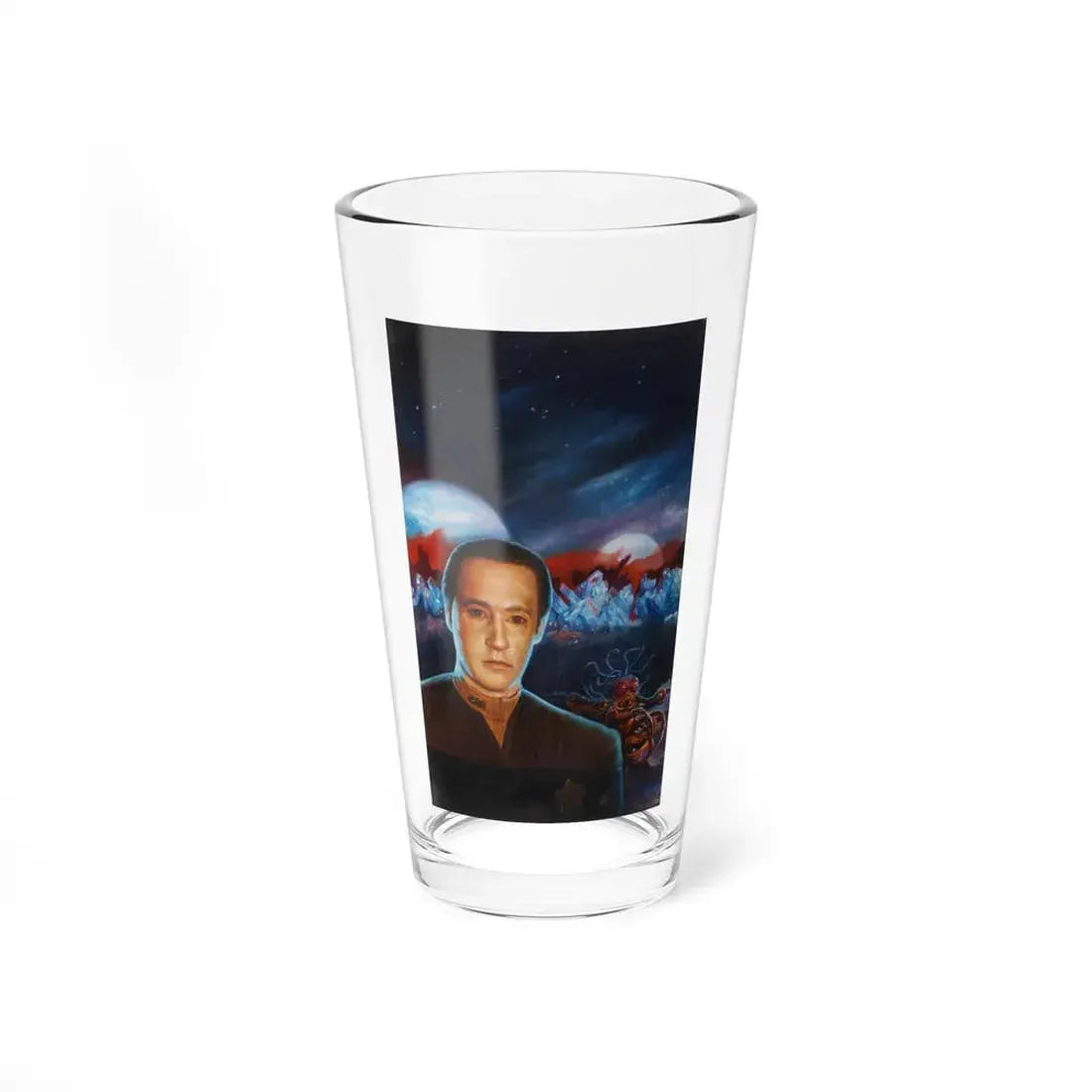 Gemworld Star Trek the Next Generation 58 Book 1 Paperback Cover (Pocket Books, 2000) - Pint Glass 16oz 16oz - Go Mug Yourself
