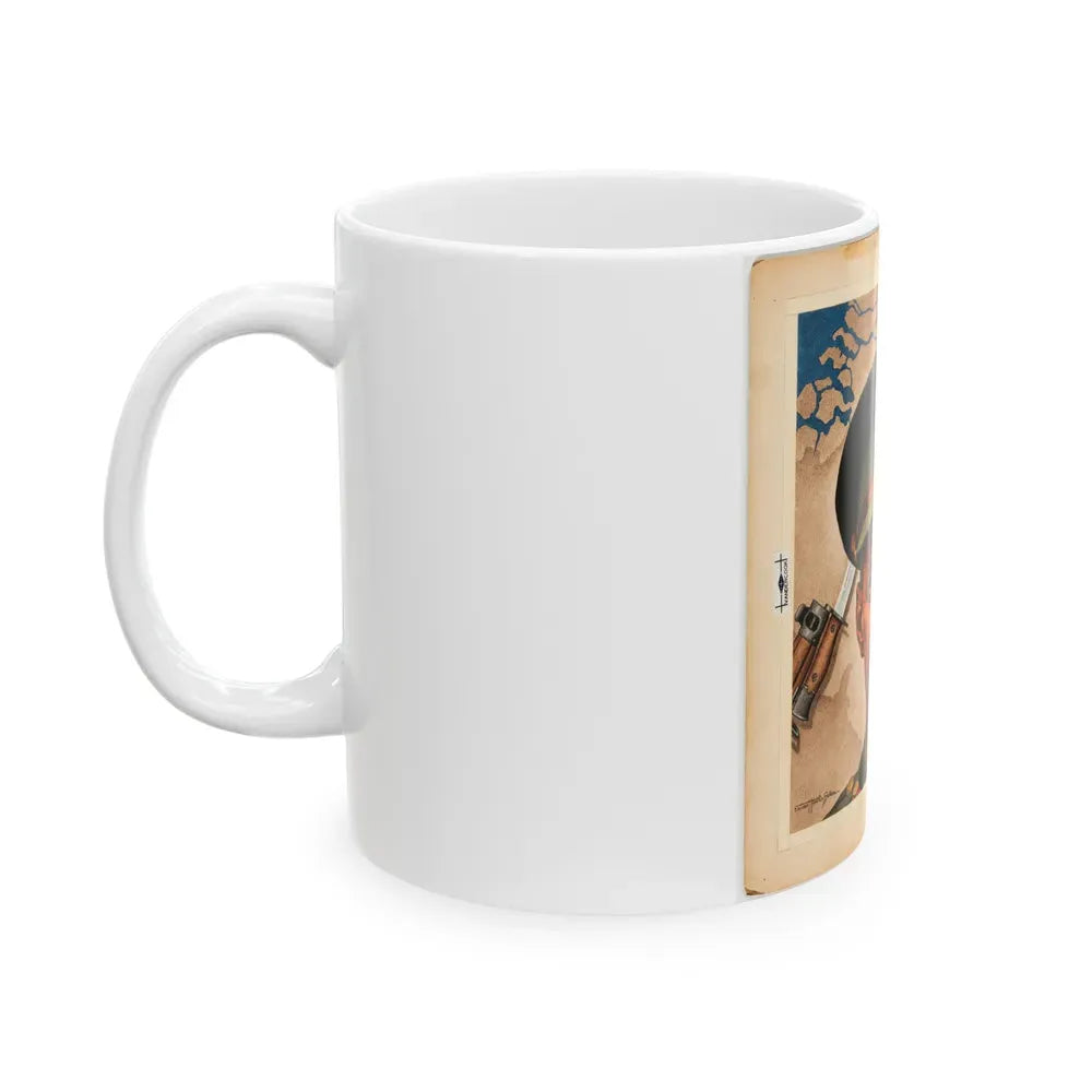 Gen. Miles Dempsey, Time Magazine Cover 3-19-1945 - White Coffee Mug - Go Mug Yourself