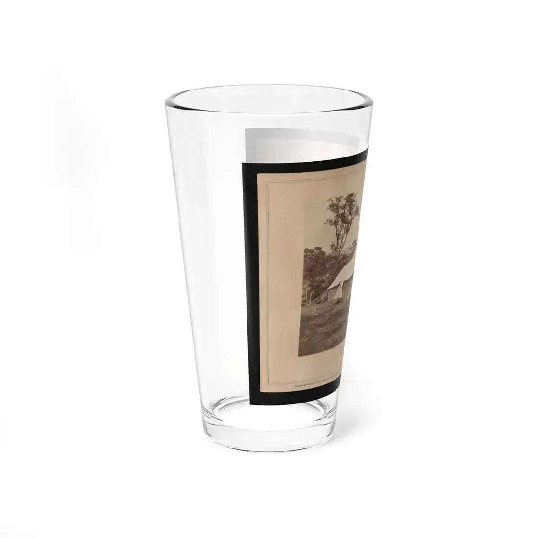 Gen. Randolph B. Marcy With Officers And Civilians At Army Of The Potomac Headquarters. Antietam, Md. (U.S. Civil War) Pint Glass 16oz - Go Mug Yourself