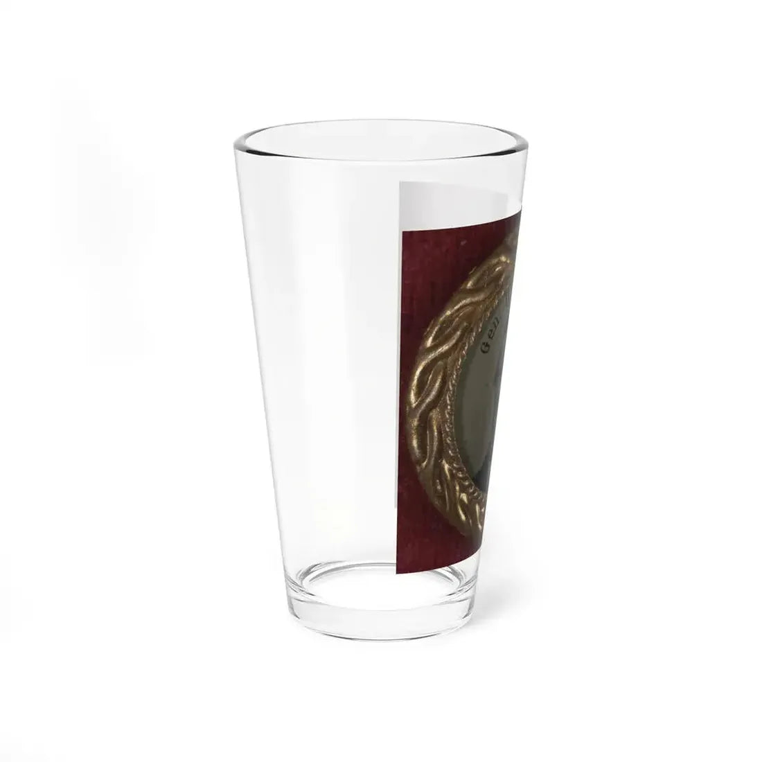 Gen. U.S. Grant Campaign Button For 1868 Presidential Election (U.S. Civil War) Pint Glass 16oz - Go Mug Yourself