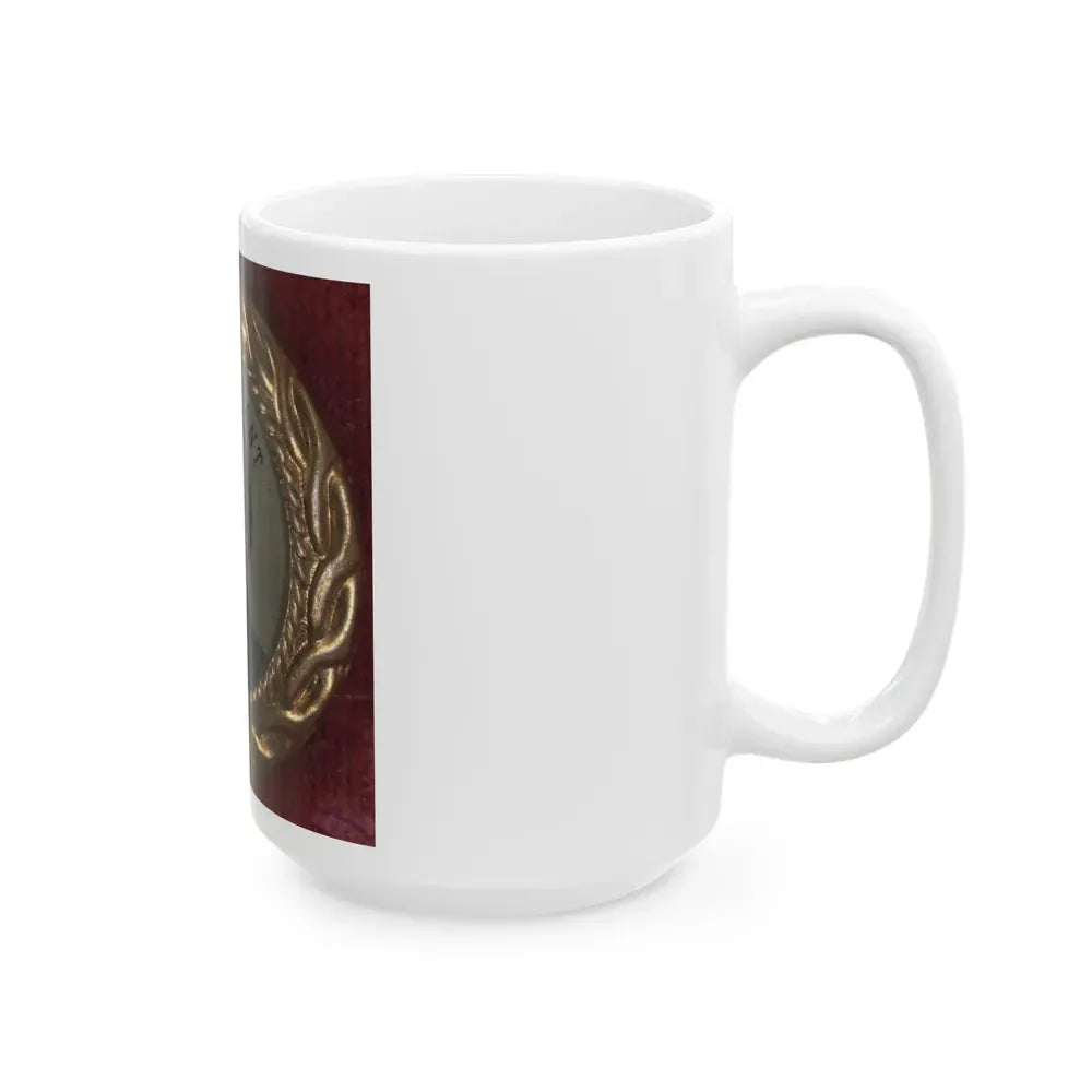 Gen. U.S. Grant Campaign Button For 1868 Presidential Election (U.S. Civil War) White Coffee Mug - Go Mug Yourself