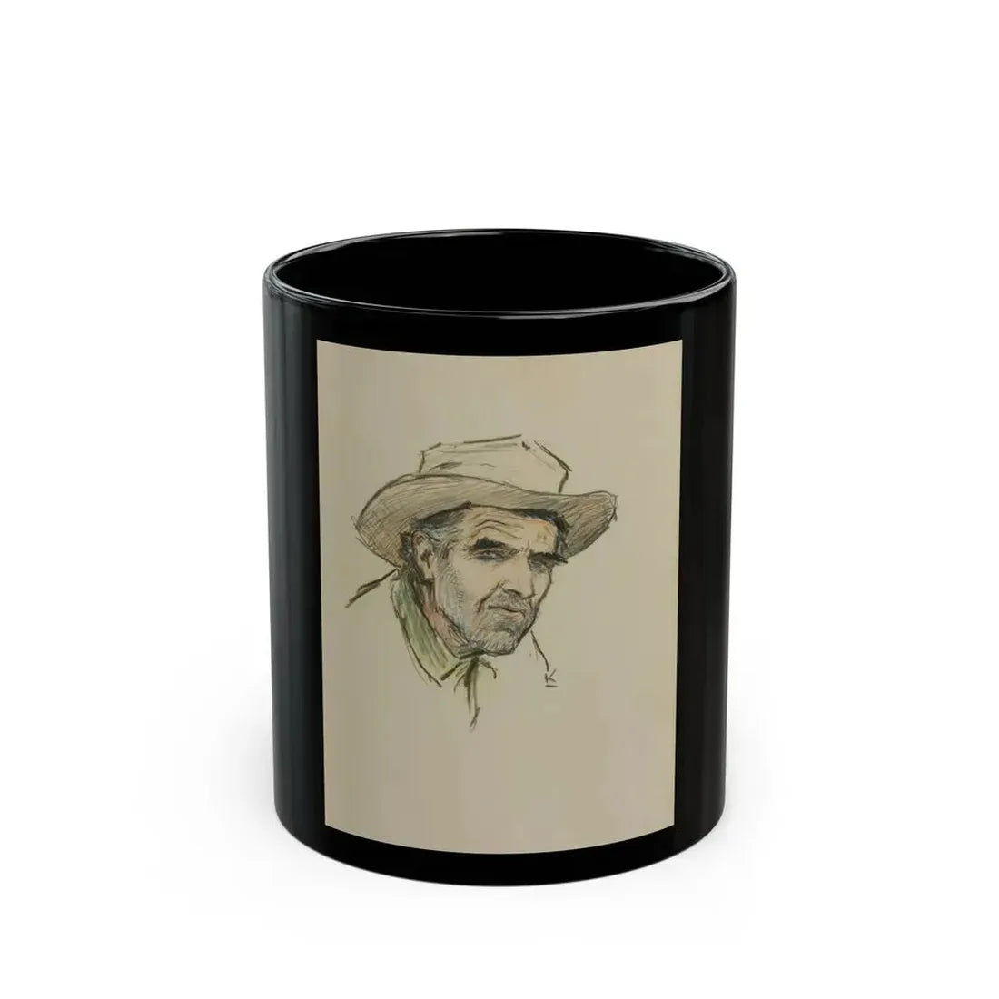Gene Underwood of Cooke City, Montana, 1924 - Black Coffee Mug 11oz - Go Mug Yourself