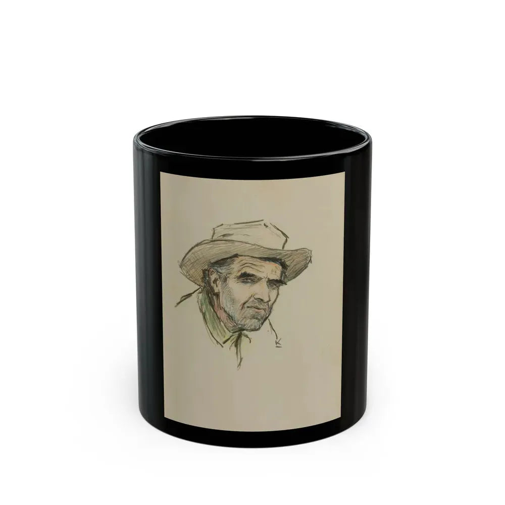 Gene Underwood of Cooke City, Montana, 1924 - Black Coffee Mug 11oz - Go Mug Yourself
