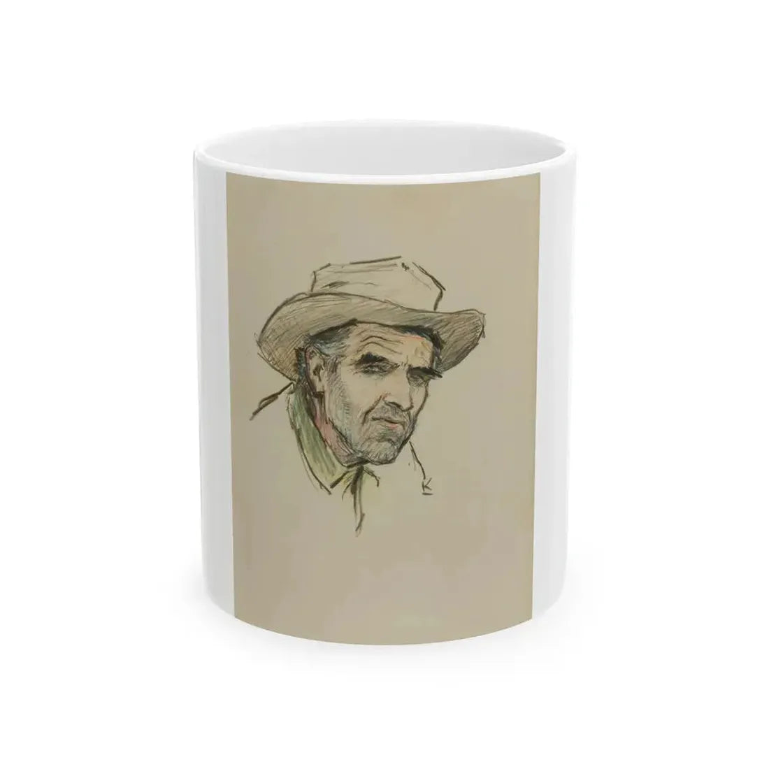 Gene Underwood of Cooke City, Montana, 1924 - White Coffee Mug 11oz - Go Mug Yourself