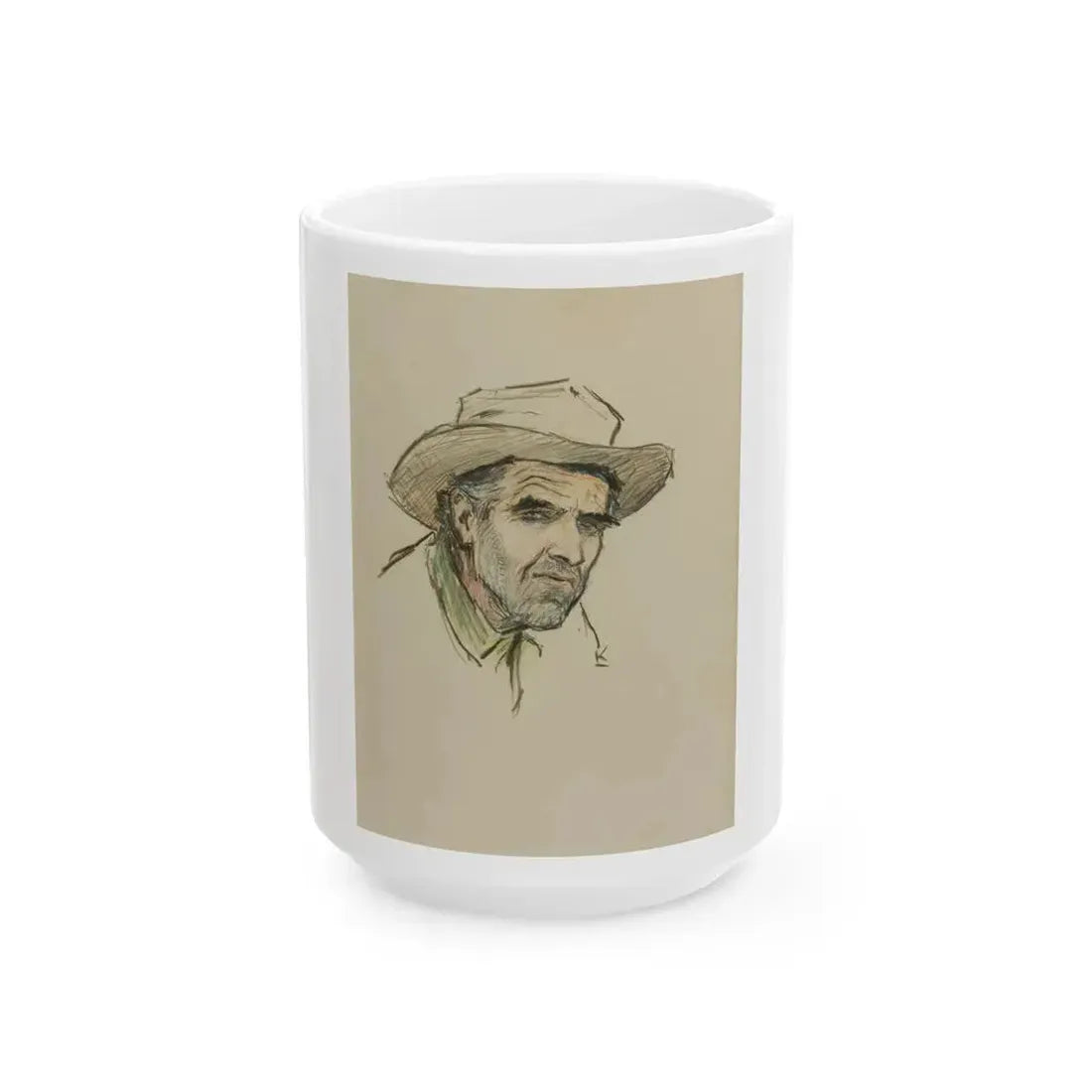 Gene Underwood of Cooke City, Montana, 1924 - White Coffee Mug 15oz - Go Mug Yourself