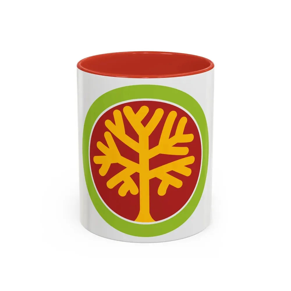 Genealogy (Boy Scout Merit Badge) Accent Coffee Mug 11oz Red - Go Mug Yourself