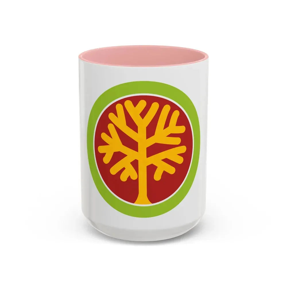 Genealogy (Boy Scout Merit Badge) Accent Coffee Mug 15oz Pink - Go Mug Yourself