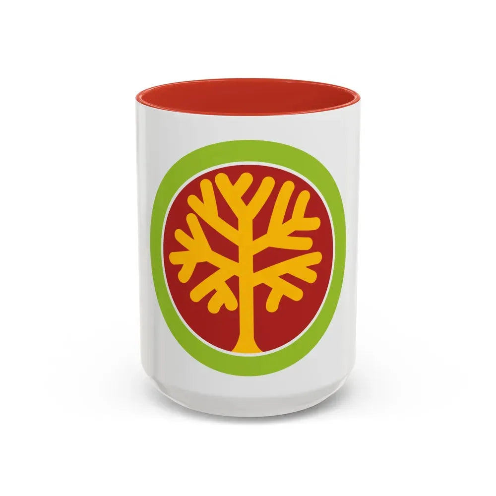 Genealogy (Boy Scout Merit Badge) Accent Coffee Mug 15oz Red - Go Mug Yourself