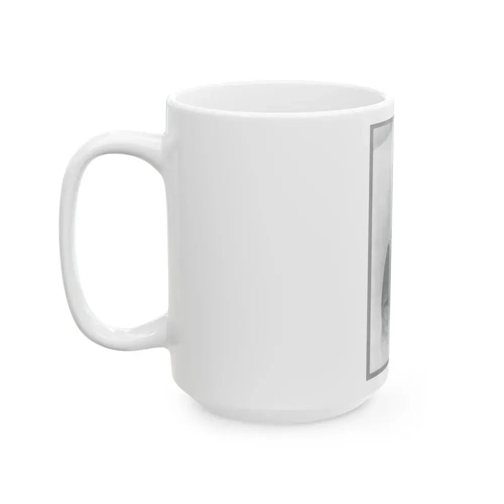 General George Henry Sharpe, Three-Quarter Length Portrait, Seated, Facing Right (U.S. Civil War) White Coffee Mug - Go Mug Yourself