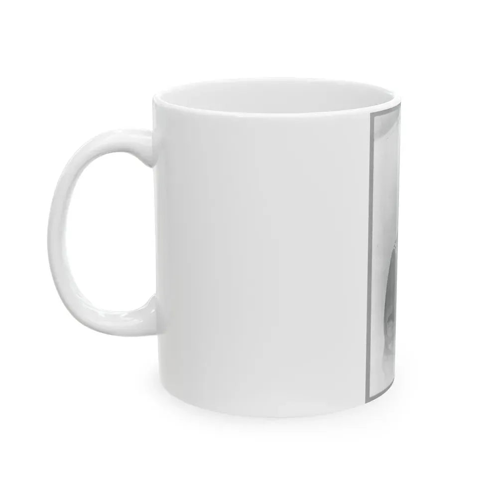 General George Henry Sharpe, Three-Quarter Length Portrait, Seated, Facing Right (U.S. Civil War) White Coffee Mug - Go Mug Yourself
