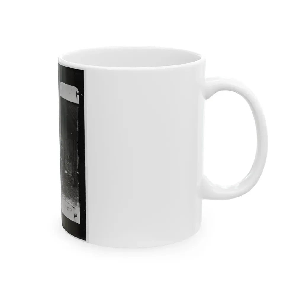 General Grant, Lt. Col. Bowers, And General Rawlins At Grant's Headquarters, Cold Harbor (U.S. Civil War) White Coffee Mug - Go Mug Yourself