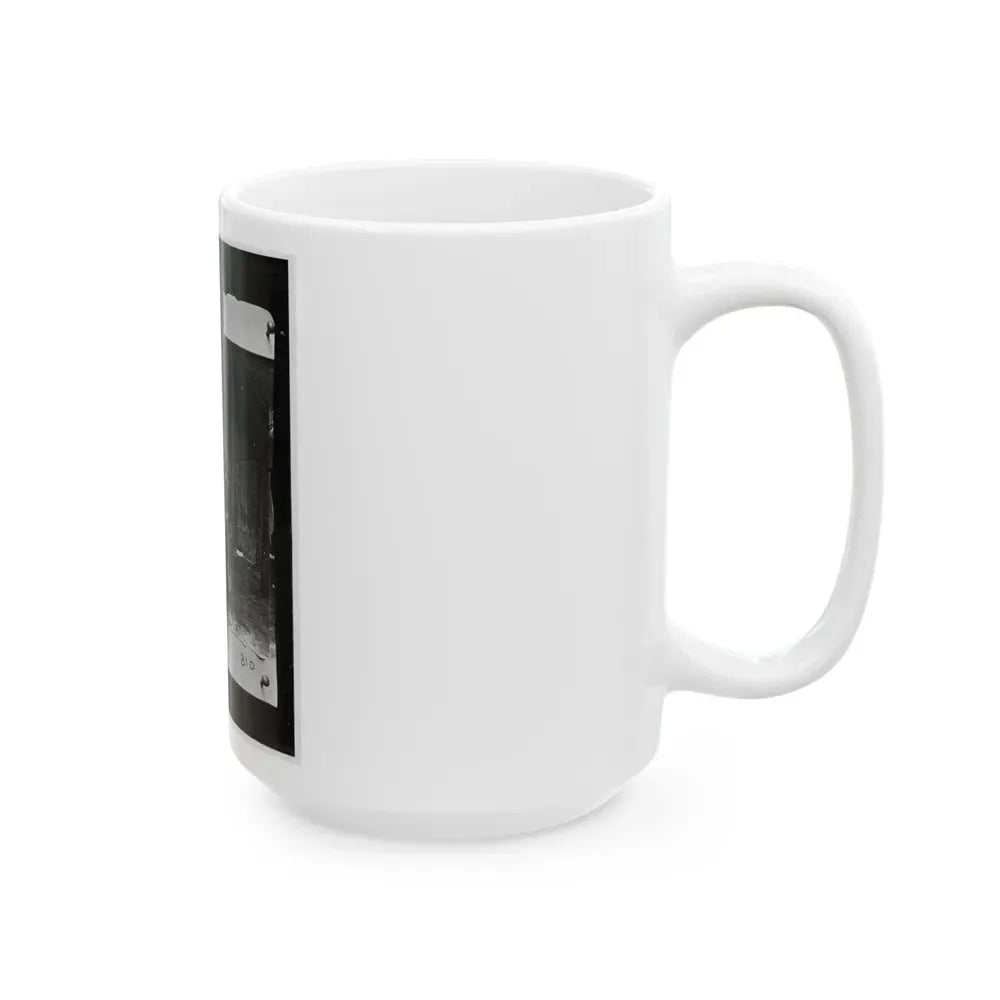 General Grant, Lt. Col. Bowers, And General Rawlins At Grant's Headquarters, Cold Harbor (U.S. Civil War) White Coffee Mug - Go Mug Yourself