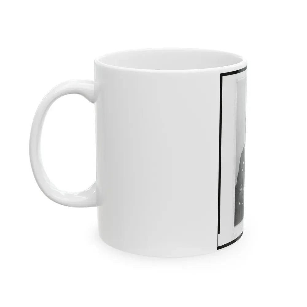 General Josiah Miller, Inspector General, Half-Length Portrait, Seated, Facing Left (U.S. Civil War) White Coffee Mug - Go Mug Yourself