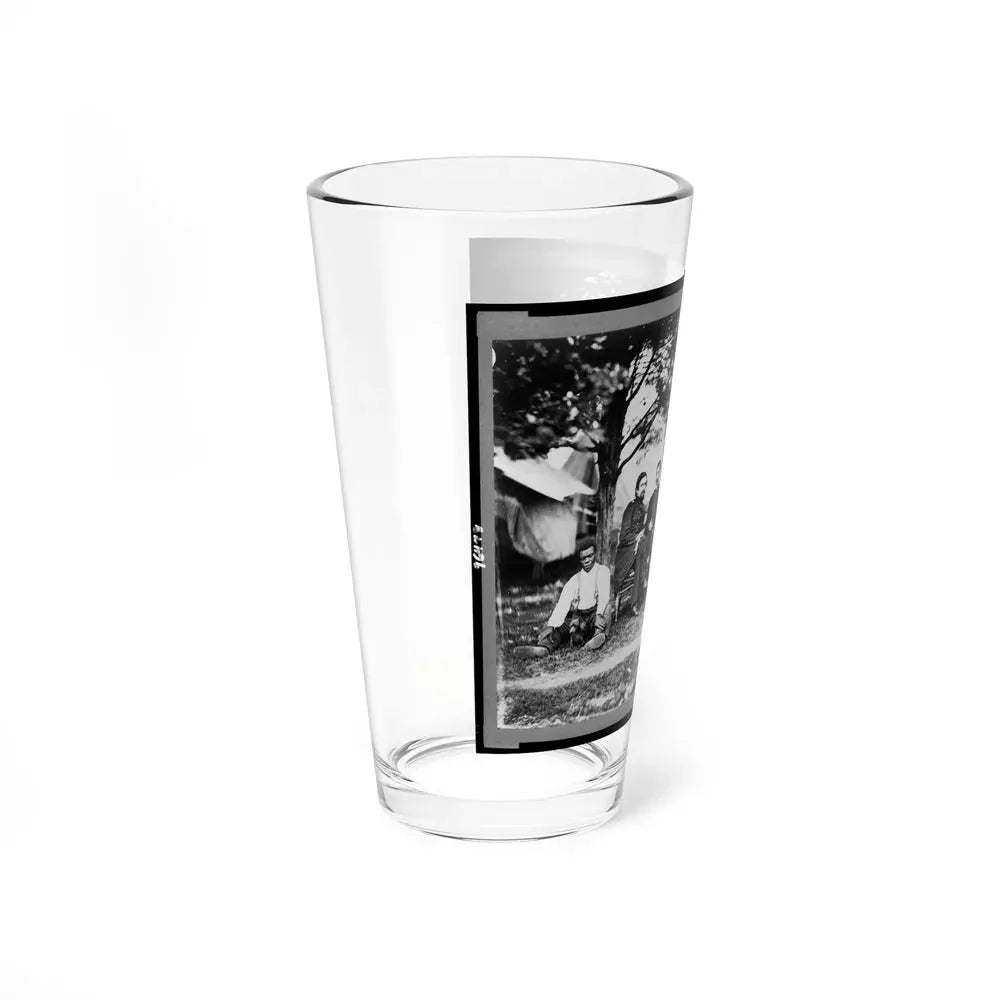 General Napoleon Bonaparte Mclaughlen And Staff Near Washington, D.C. (U.S. Civil War) Pint Glass 16oz - Go Mug Yourself