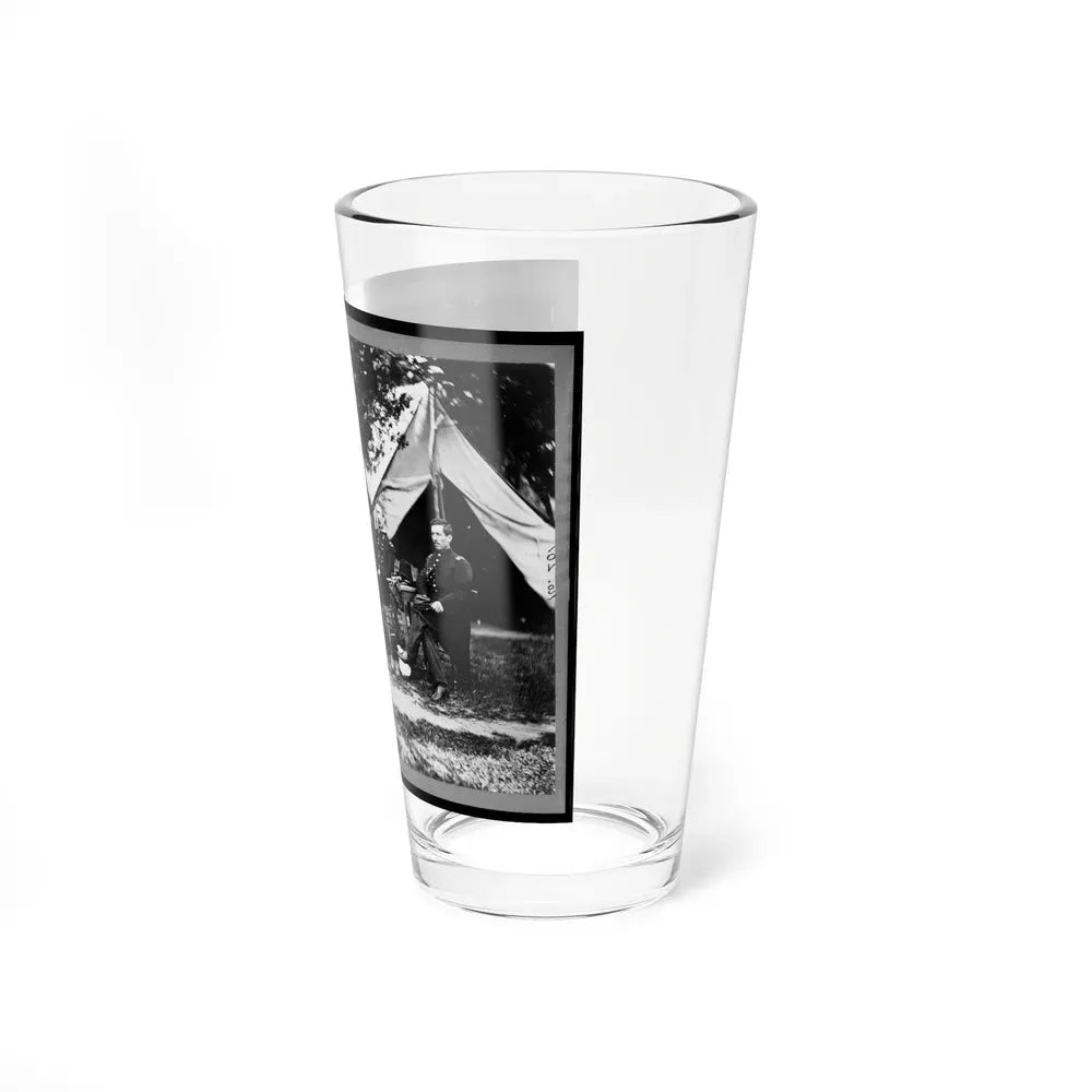General Napoleon Bonaparte Mclaughlen And Staff Near Washington, D.C. (U.S. Civil War) Pint Glass 16oz - Go Mug Yourself