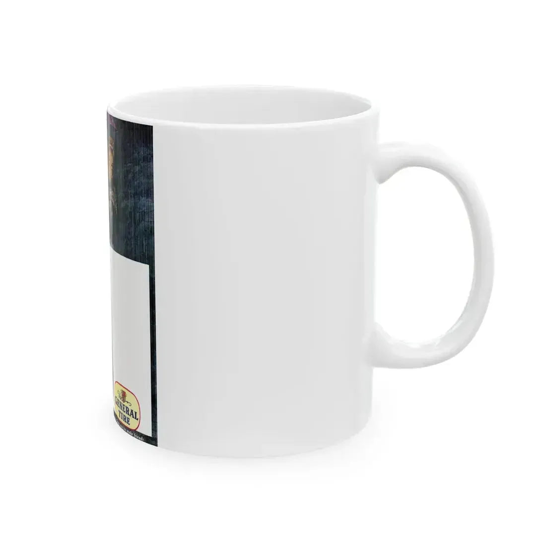 General Tire advertisement, 1941 - White Coffee Mug - Go Mug Yourself