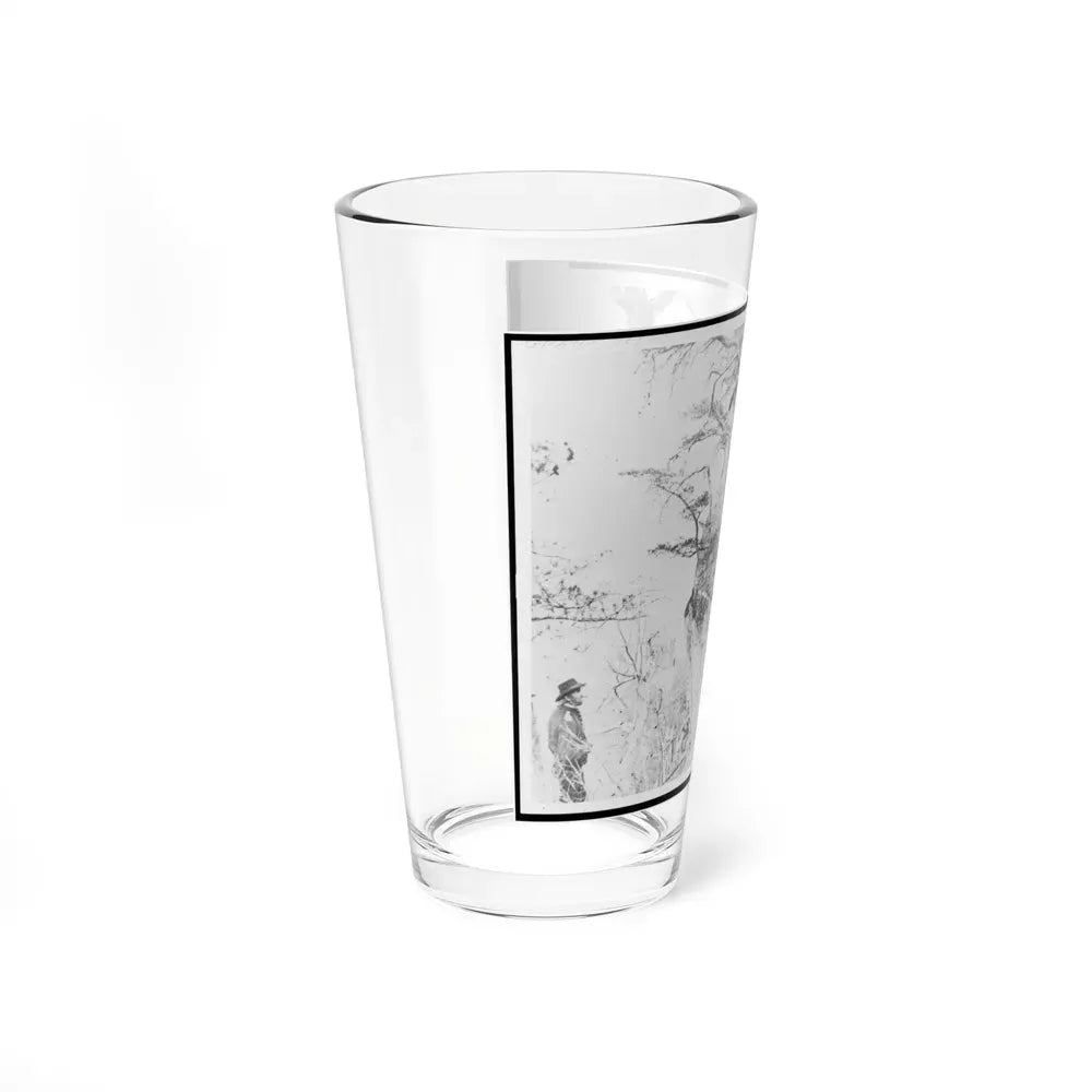 General Ulysses S. Grant And Five Other Men On Lookout Mountain, Tennessee (U.S. Civil War) Pint Glass 16oz - Go Mug Yourself