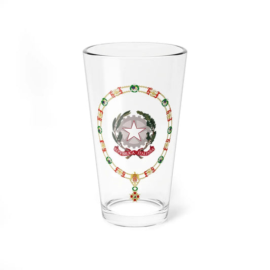 Generic Emblem of Italy Order of Isabella the Catholic (Italy) (Coat of Arms) Pint Glass 16oz 16oz - Go Mug Yourself
