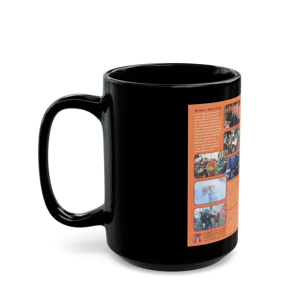 GENOA RED ZONE WHATEVER FORCE NECESSARY (VHS COVER) - Black Coffee Mug - Go Mug Yourself