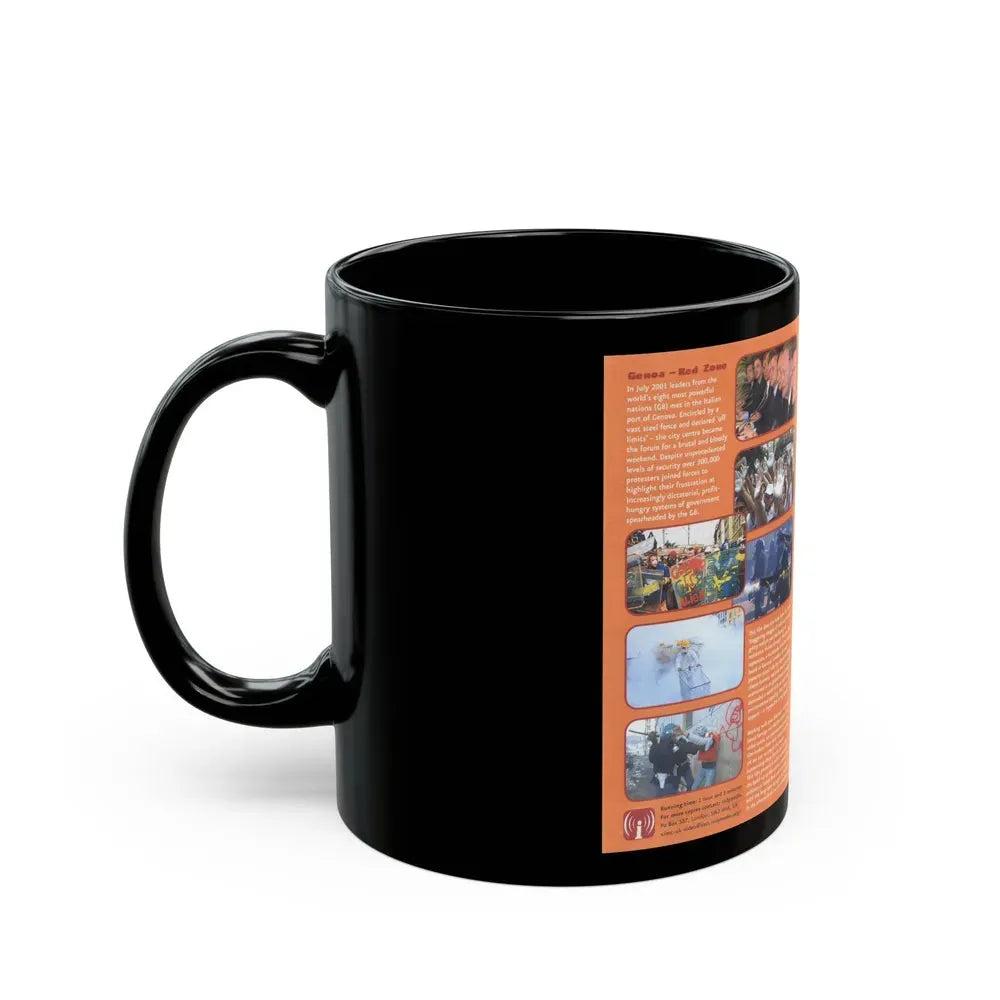 GENOA RED ZONE WHATEVER FORCE NECESSARY (VHS COVER) - Black Coffee Mug - Go Mug Yourself