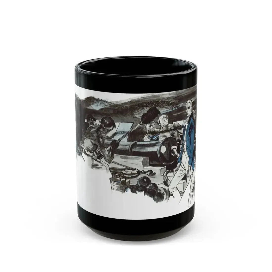Gentian Hill by Elizabeth Goudge, Woman's Journal, 1949 - Black Coffee Mug 15oz - Go Mug Yourself