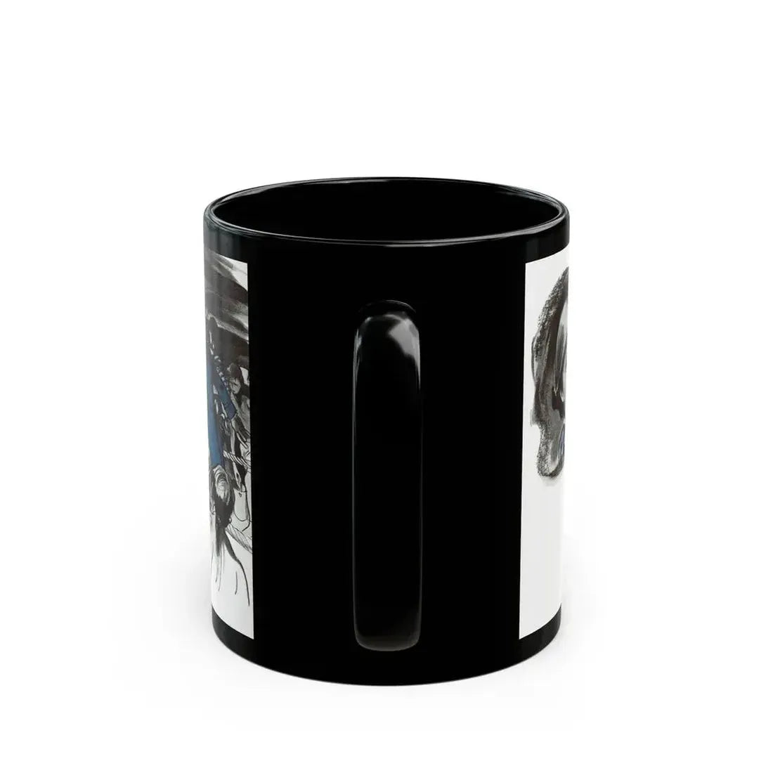Gentian Hill by Elizabeth Goudge, Woman's Journal, 1949 - Black Coffee Mug - Go Mug Yourself