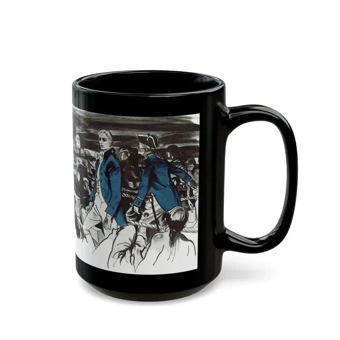 Gentian Hill by Elizabeth Goudge, Woman's Journal, 1949 - Black Coffee Mug - Go Mug Yourself