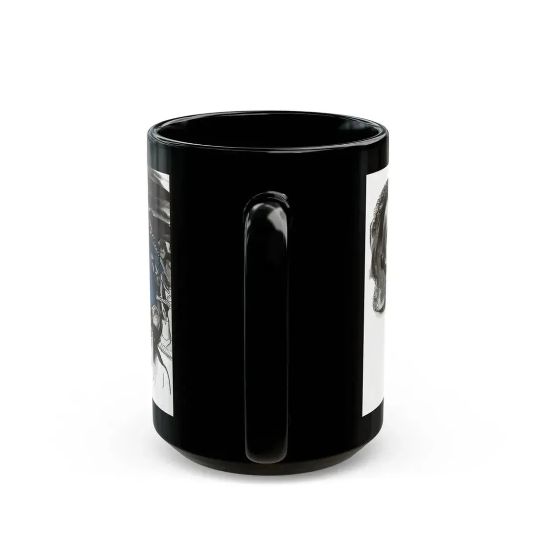 Gentian Hill by Elizabeth Goudge, Woman's Journal, 1949 - Black Coffee Mug - Go Mug Yourself