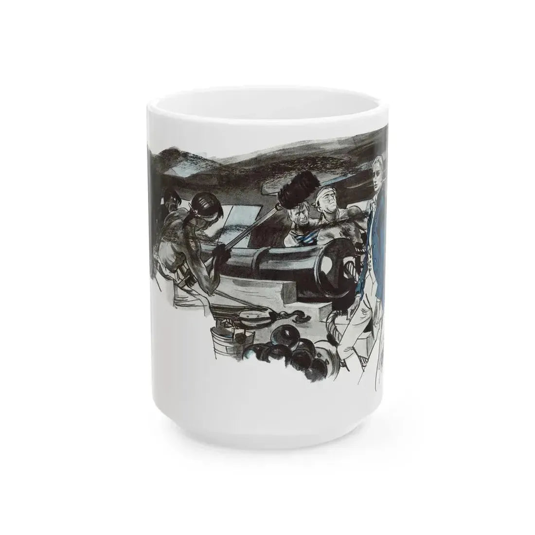 Gentian Hill by Elizabeth Goudge, Woman's Journal, 1949 - White Coffee Mug 15oz - Go Mug Yourself