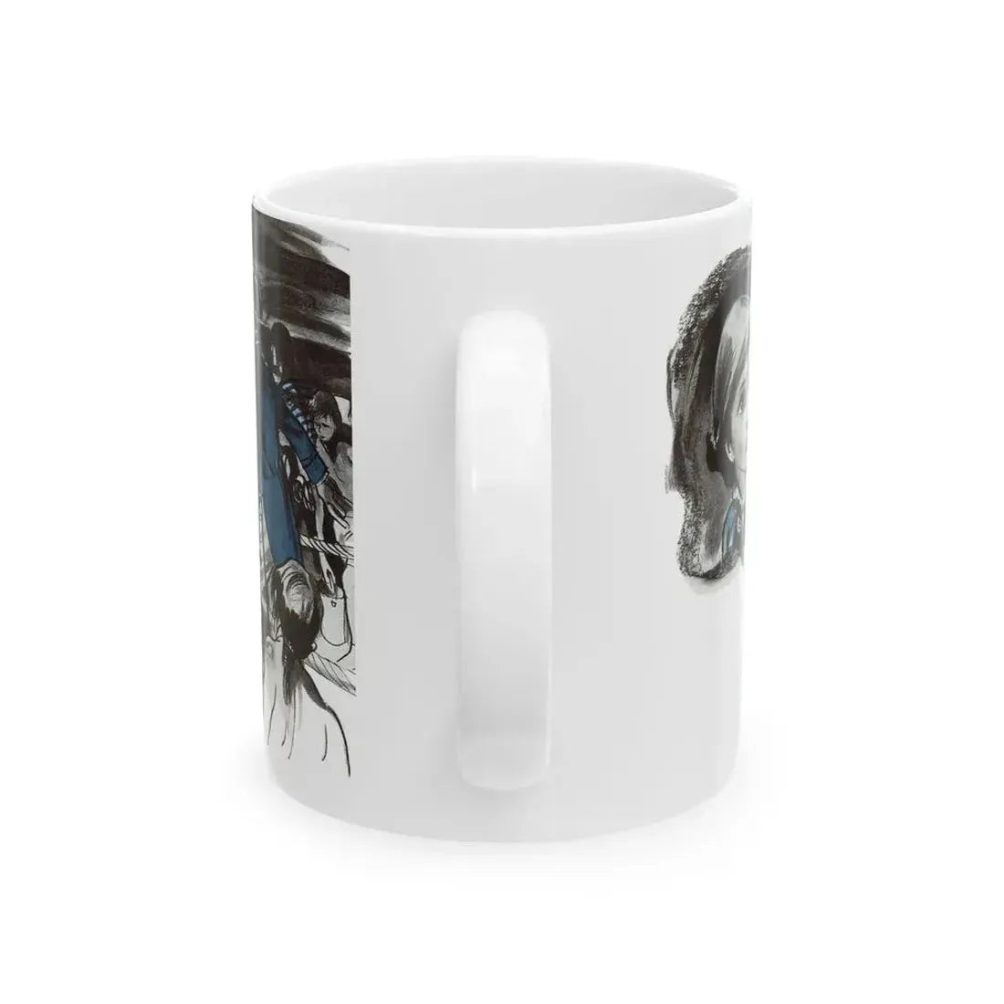 Gentian Hill by Elizabeth Goudge, Woman's Journal, 1949 - White Coffee Mug - Go Mug Yourself