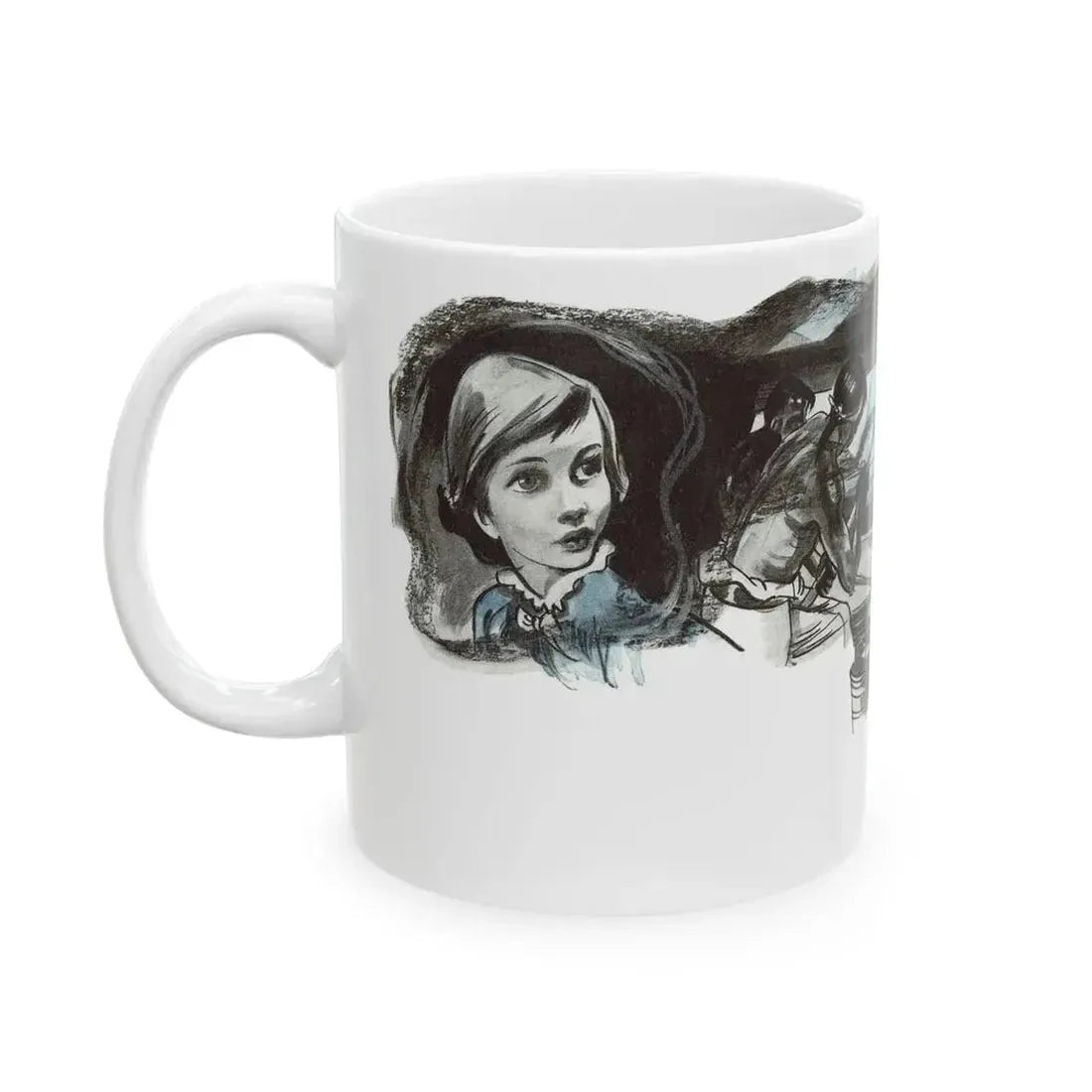 Gentian Hill by Elizabeth Goudge, Woman's Journal, 1949 - White Coffee Mug - Go Mug Yourself