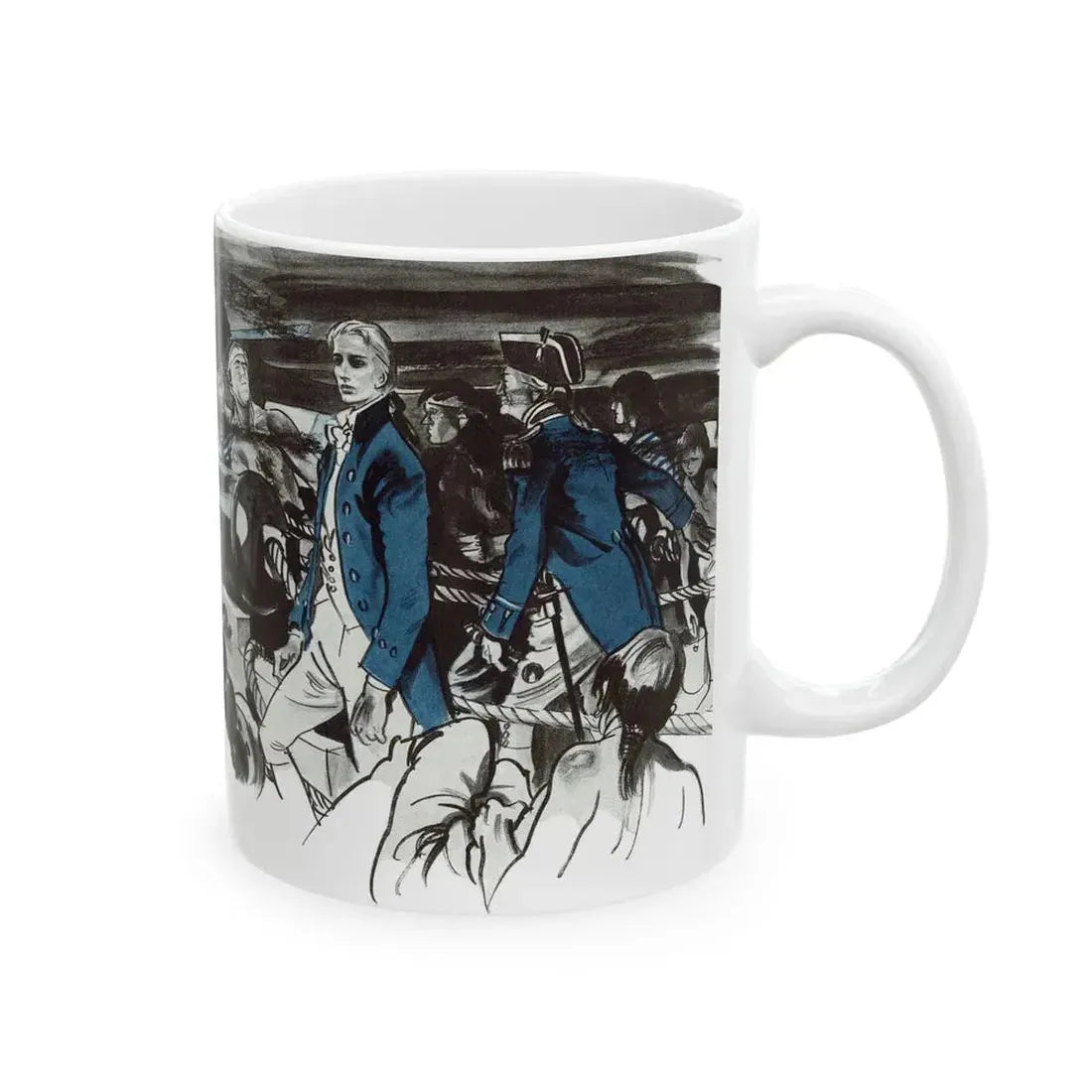 Gentian Hill by Elizabeth Goudge, Woman's Journal, 1949 - White Coffee Mug - Go Mug Yourself