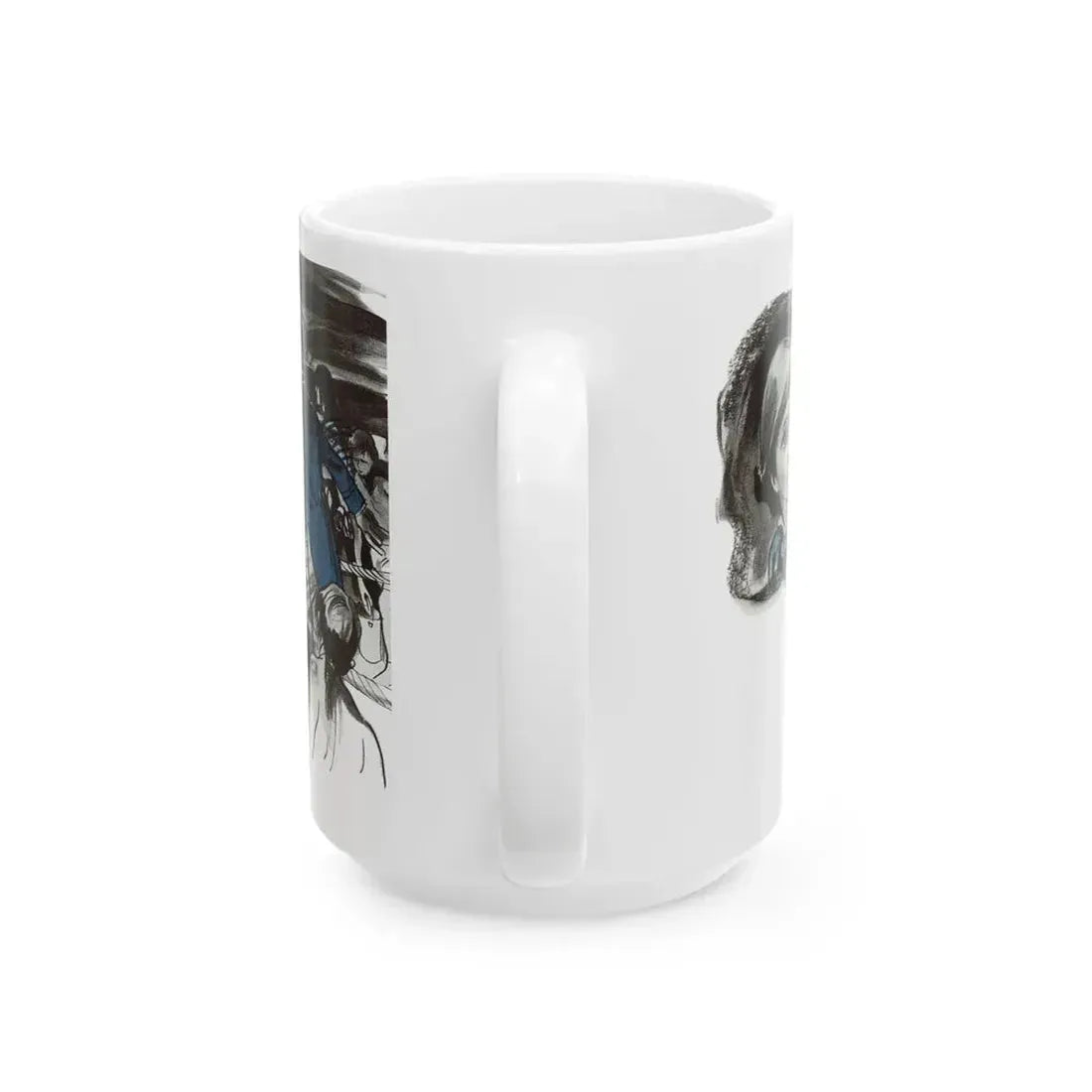 Gentian Hill by Elizabeth Goudge, Woman's Journal, 1949 - White Coffee Mug - Go Mug Yourself