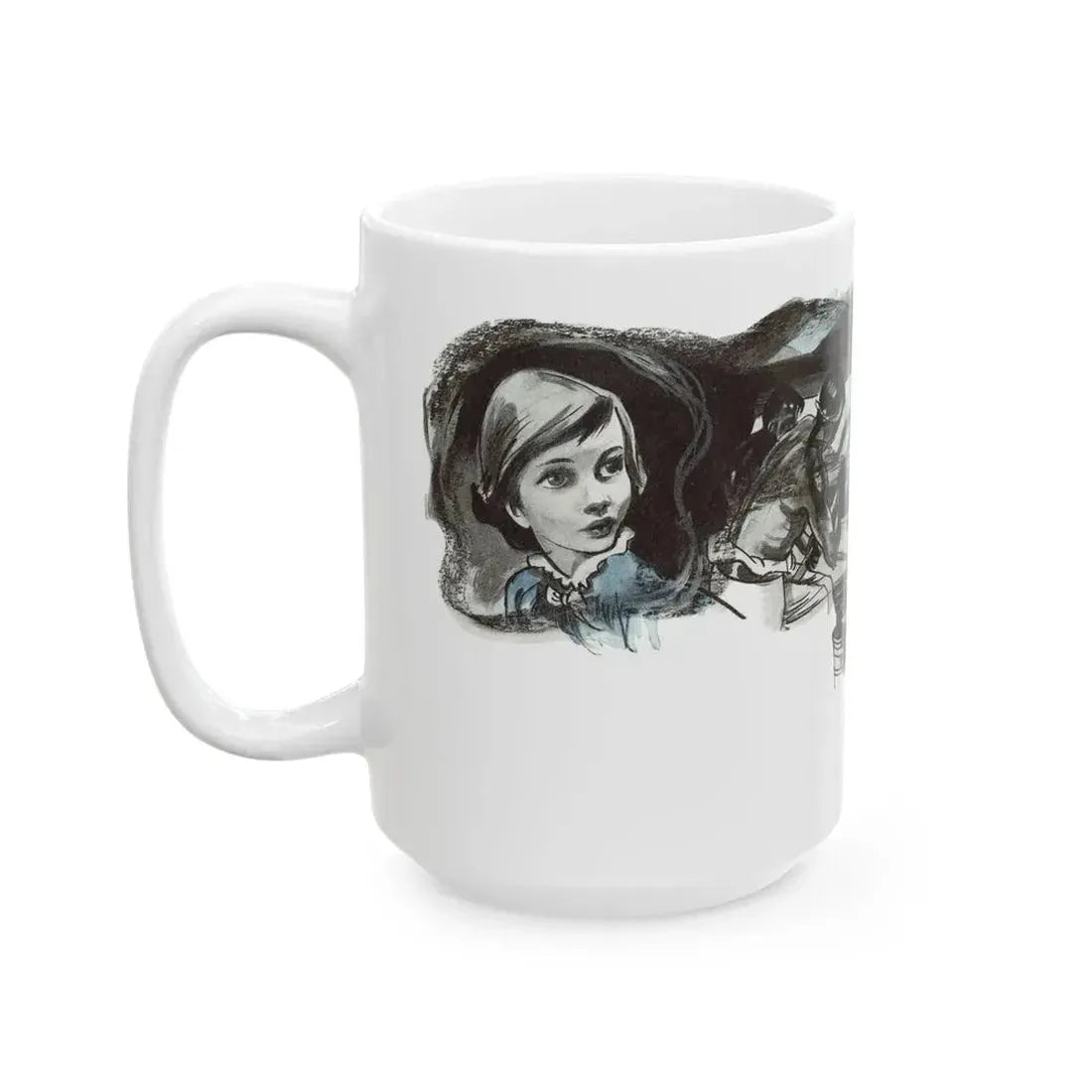 Gentian Hill by Elizabeth Goudge, Woman's Journal, 1949 - White Coffee Mug - Go Mug Yourself