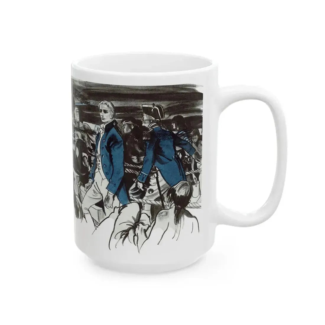 Gentian Hill by Elizabeth Goudge, Woman's Journal, 1949 - White Coffee Mug - Go Mug Yourself