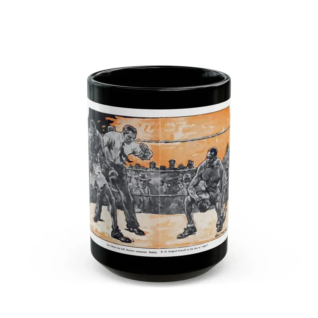 Gentleman in Black, Bluebook, March 1932 - Black Coffee Mug 15oz - Go Mug Yourself