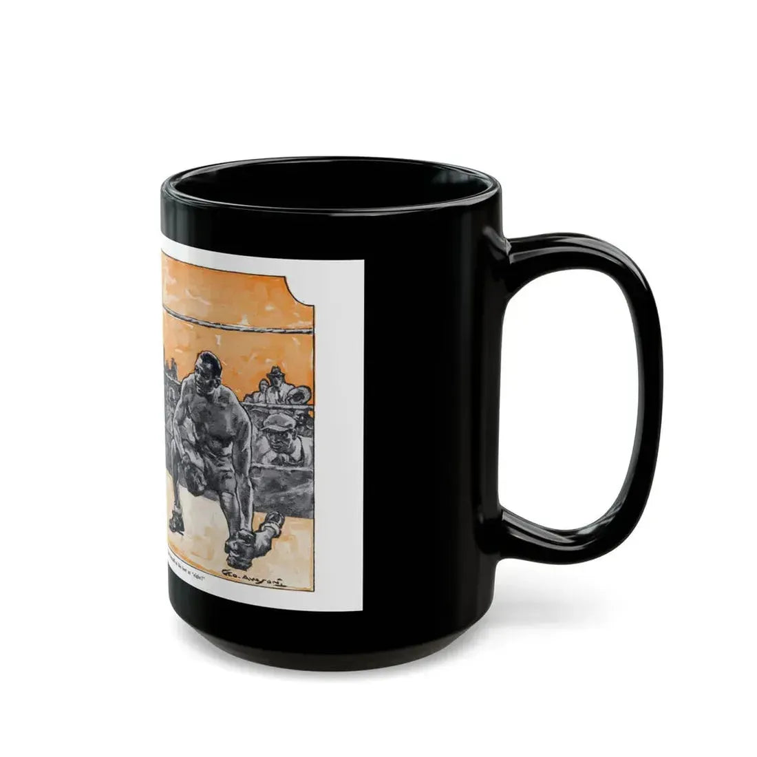 Gentleman in Black, Bluebook, March 1932 - Black Coffee Mug - Go Mug Yourself