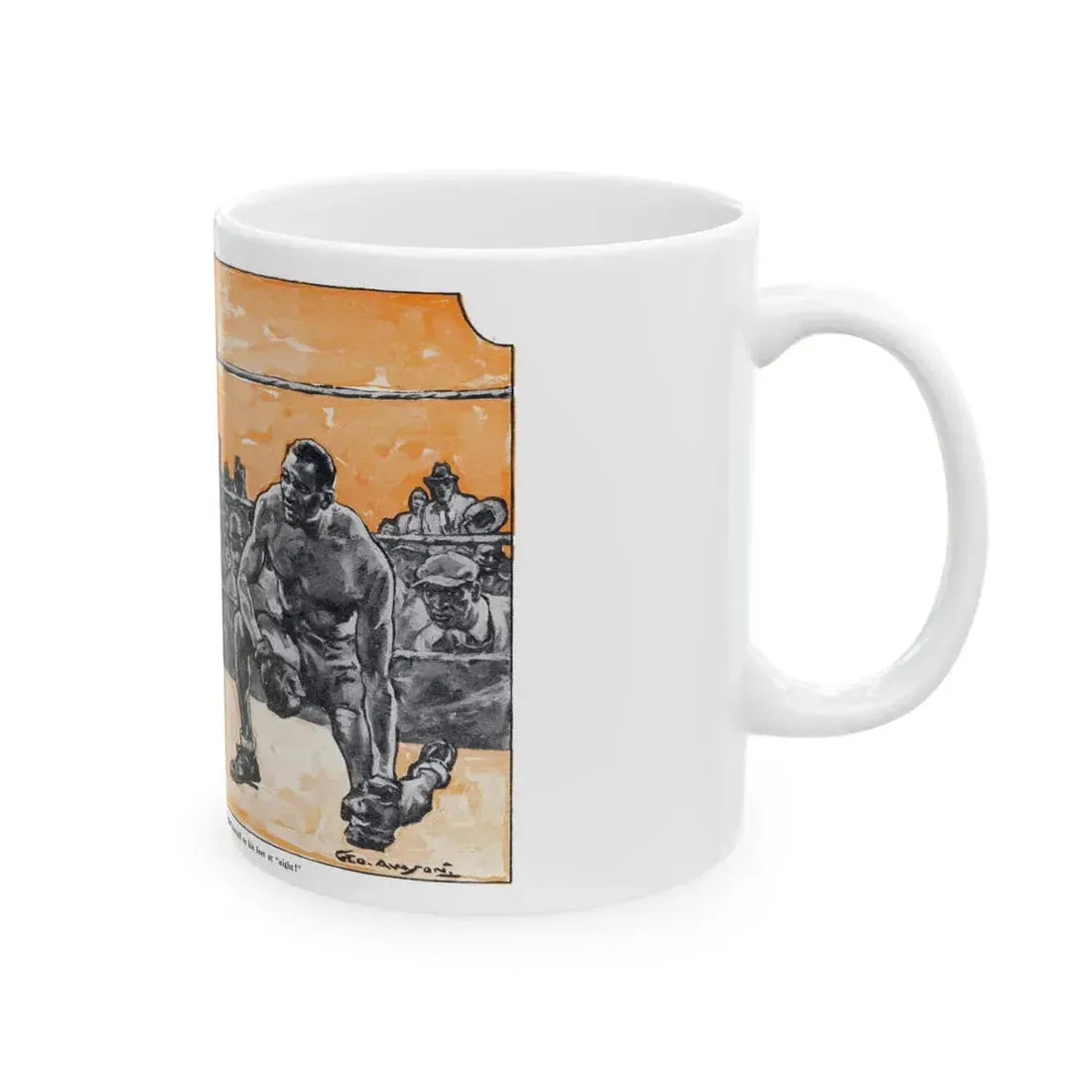 Gentleman in Black, Bluebook, March 1932 - White Coffee Mug - Go Mug Yourself