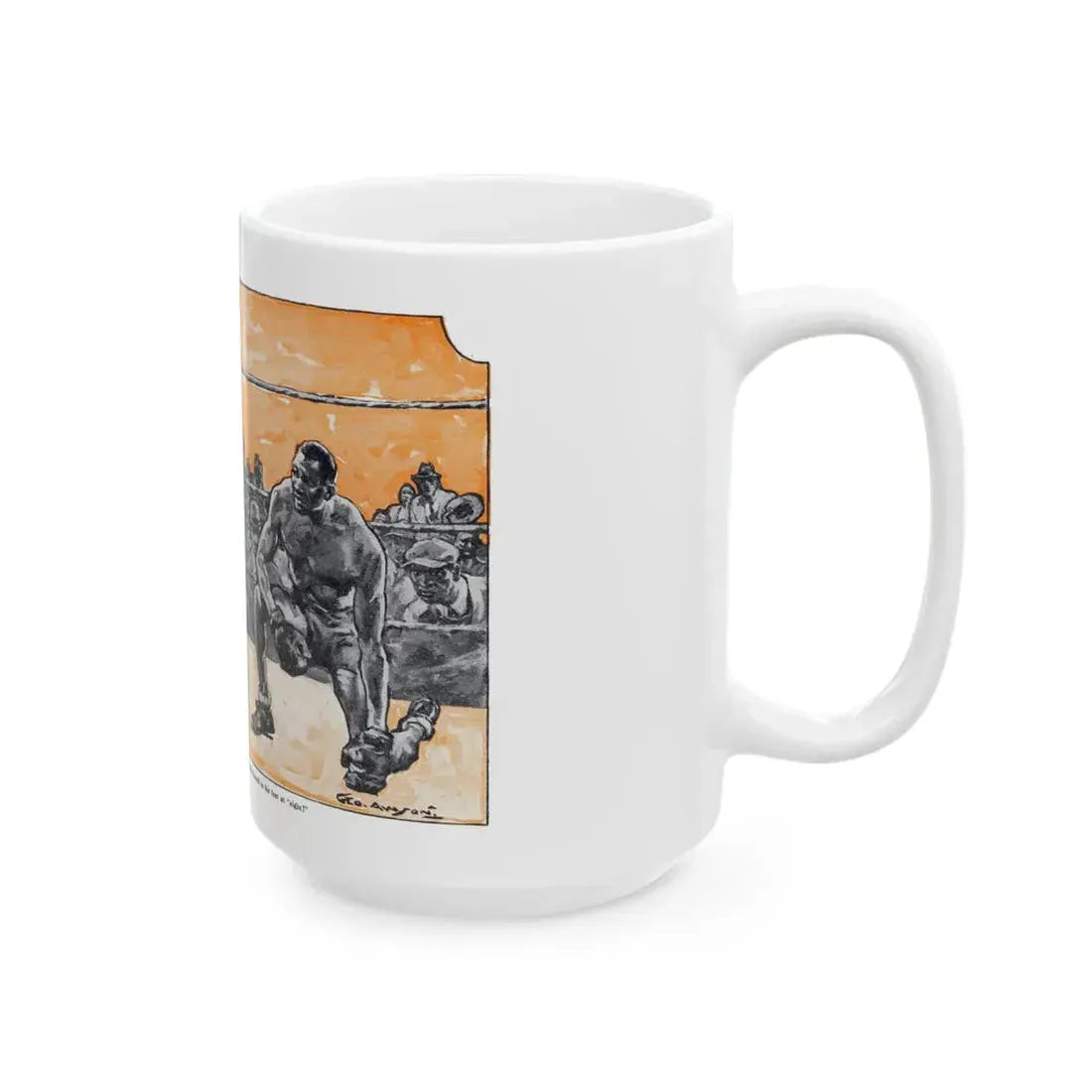 Gentleman in Black, Bluebook, March 1932 - White Coffee Mug - Go Mug Yourself