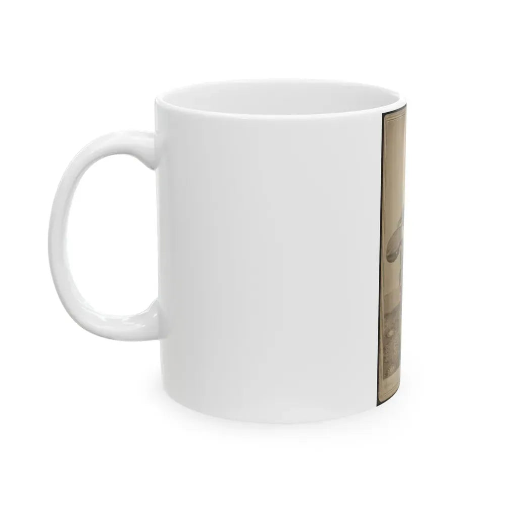 Geo. B. Field, Three-Quarter Length Studio Portrait, Sitting In Chair, Facing Slightly Right, Wearing Military Uniform (U.S. Civil War) White Coffee Mug - Go Mug Yourself