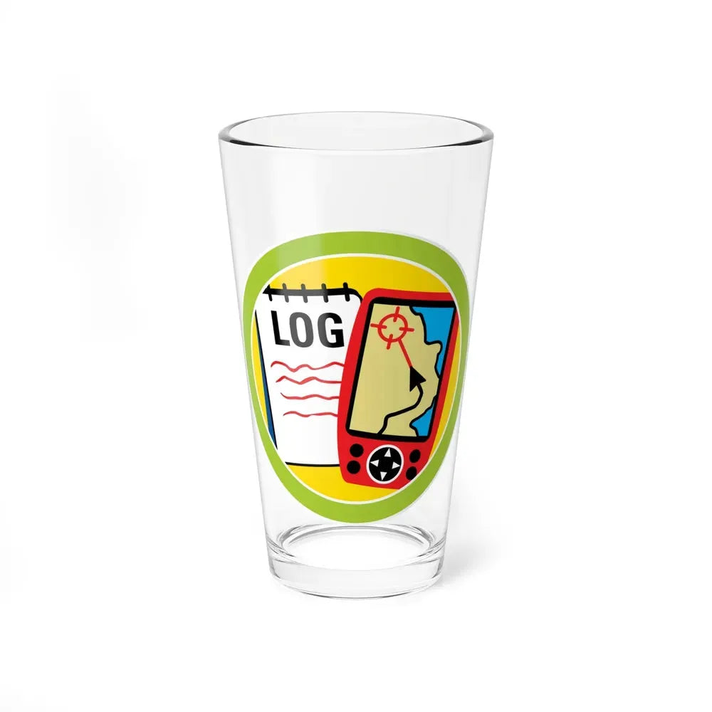 Geocache (Boy Scout Merit Badge) Pint Glass 16oz 16oz - Go Mug Yourself