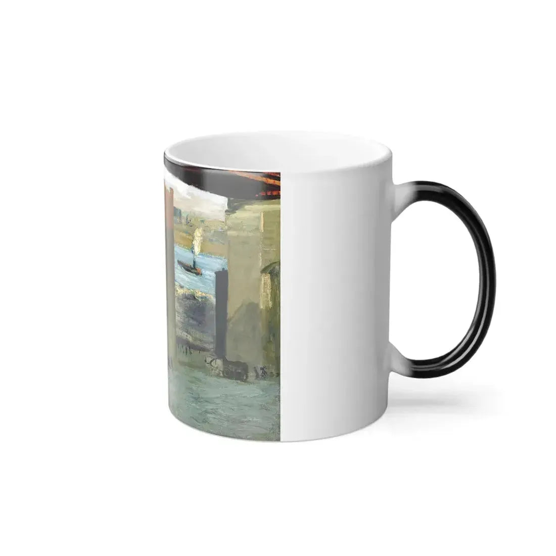 George Bellows (1882-1925) The Lone Tenement - 1909 - Color Changing Mug 11oz - Go Mug Yourself